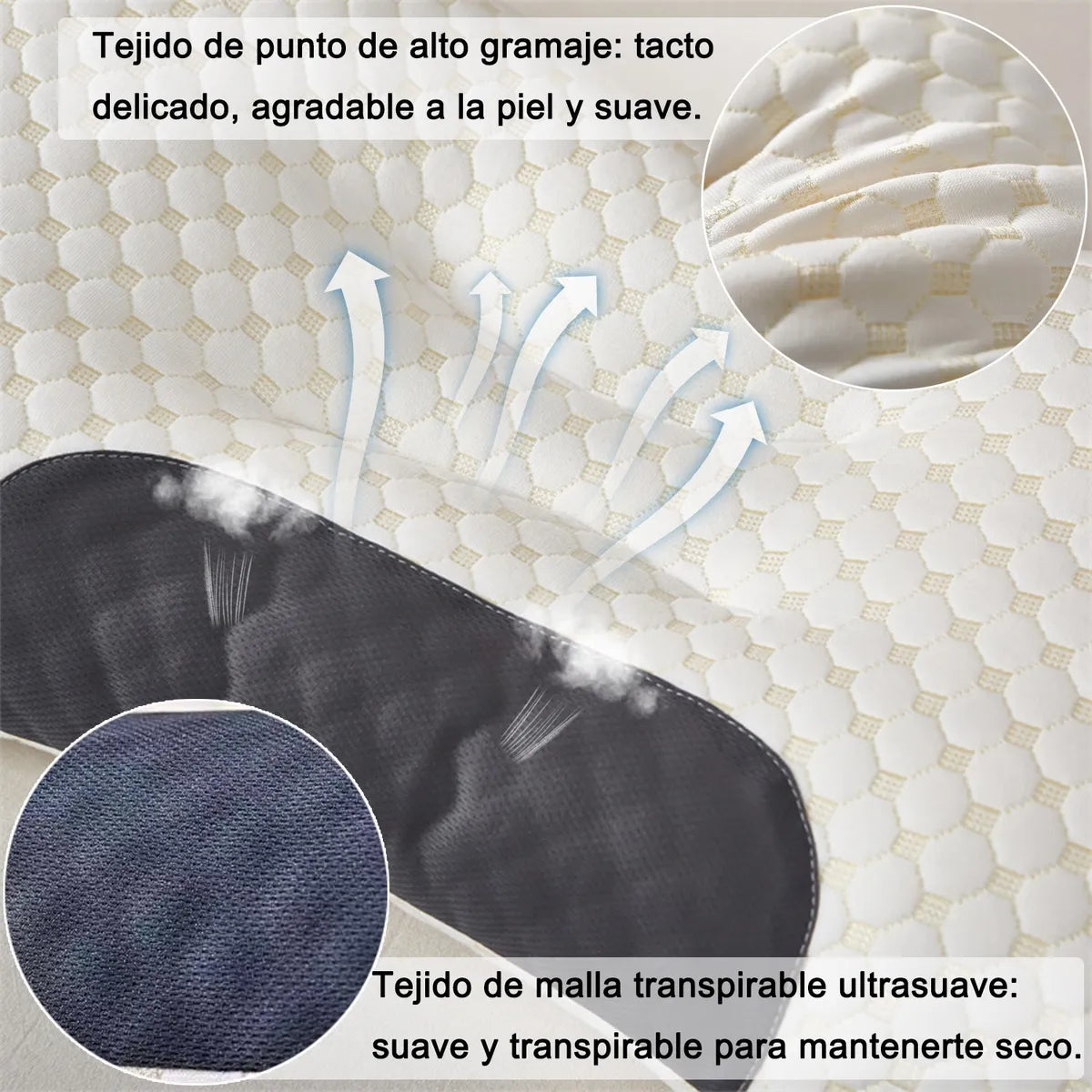 Almohada ortopédica X2