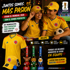⚽ Combo Hincha de Oro Colombia 💛💙❤️