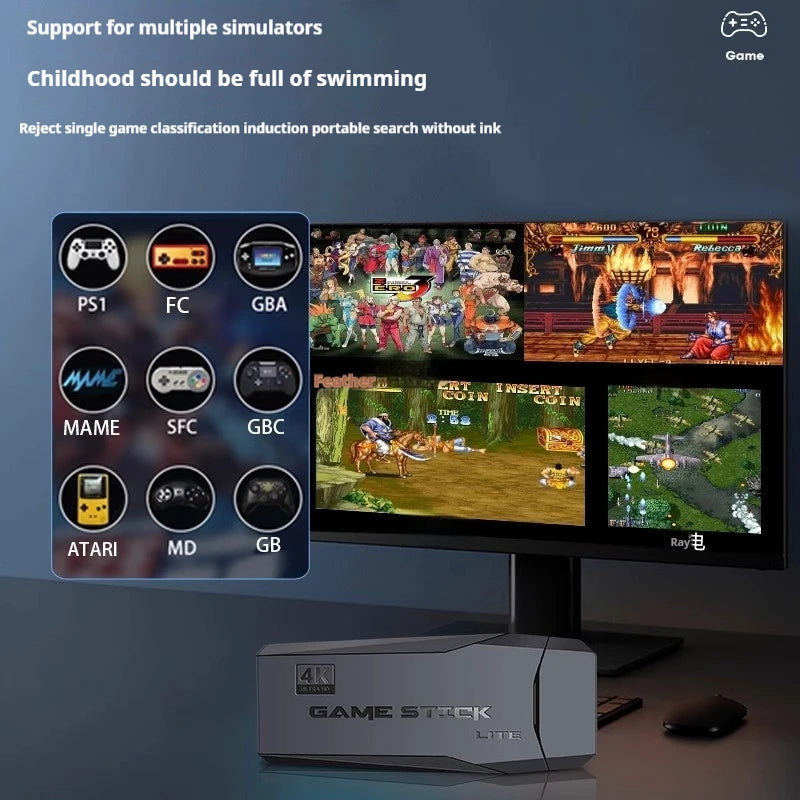 🕹️📺 Consola Retro 4K Game Stick | Revive los Clásicos de tu Infancia