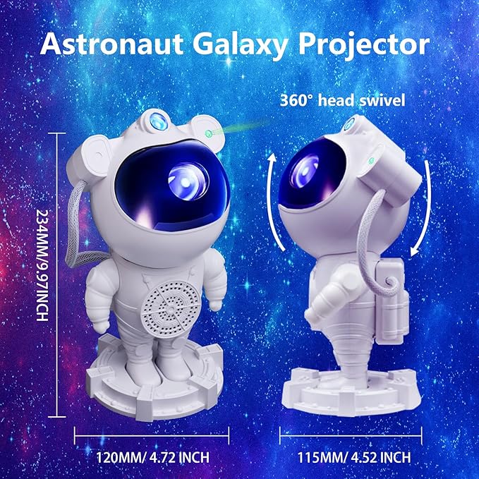 Proyector astronauta con bluetooth